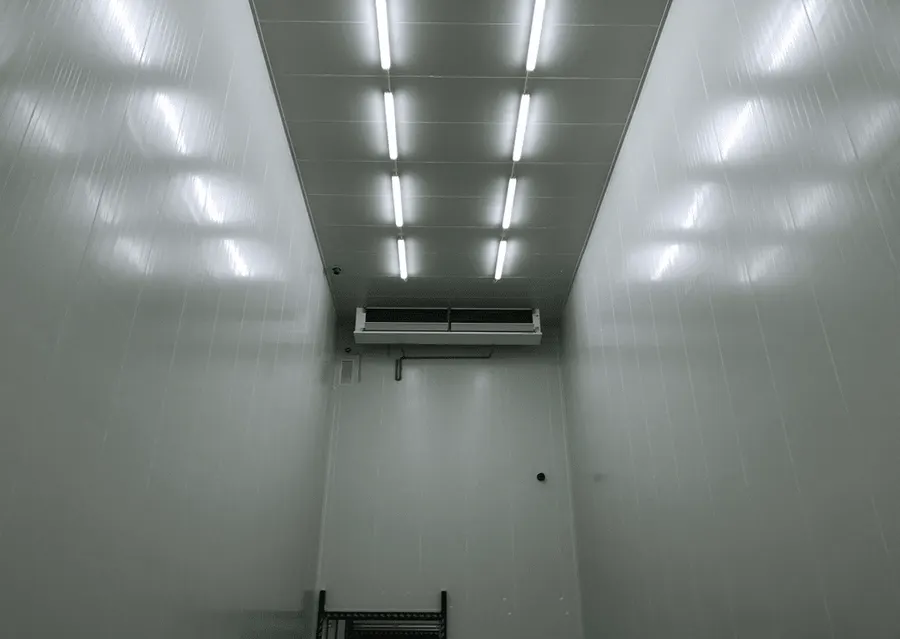 Chladicí výparník ve skladovací komoře